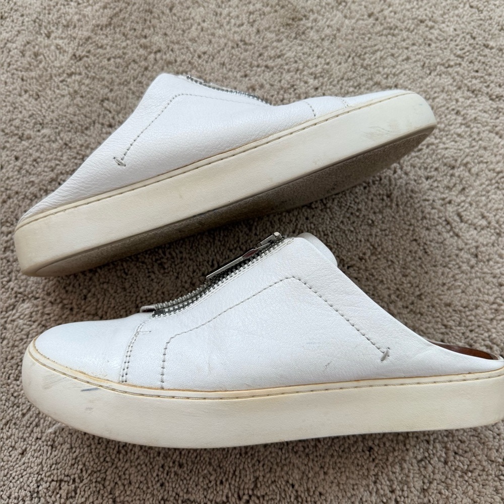 Frye Lena Slip-On Leather Sneakers 9.5